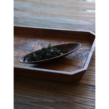 柚木茶則 緬甸柚木 純手工雕刻