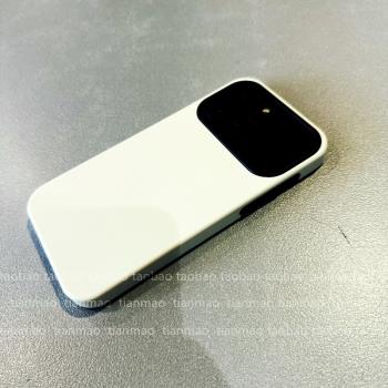 膚感米白色二合一手機殼ins蘋果