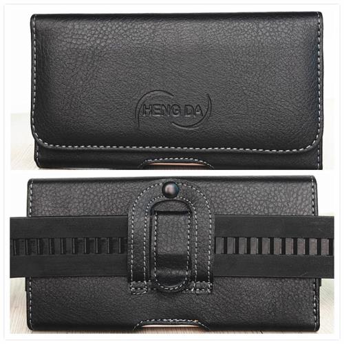 R7老人機手機套L660翻蓋T2 A保護殼穿皮帶腰包5.3包