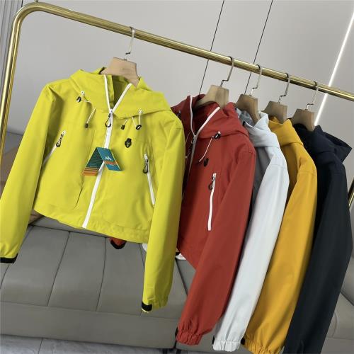 大廠訂單！2025春季山系戶外防風防水時尚短款沖鋒衣夾克短外套女