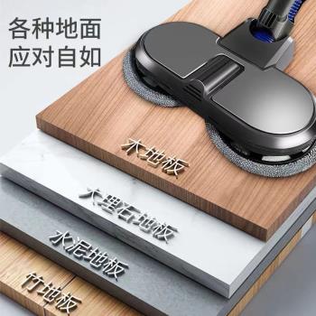 適配戴森無線吸塵器V6V7V8V10V11幹濕兩用拖把頭布抹布拖布清潔布