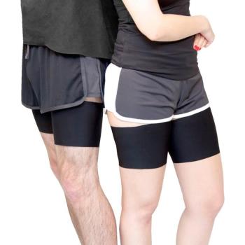 運動矽膠襪套 彈力平板大腿套 大碼防摩擦腿套腿帶老人神器大腿套