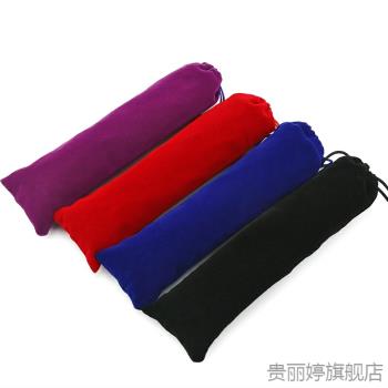 長款絨布抽繩袋束口袋防塵布袋防刮花禮品袋無線麥克風話筒收納袋