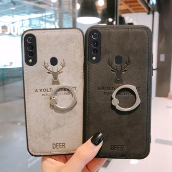 適用於OPPOA11手機殼a11x保護套帶指環支架扣a11N掛繩布紋麋鹿OPPOA9全包防摔OPAPA9男女款a9x個性5G