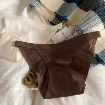 運動健身內褲女純棉抗菌全棉檔女生中低腰提臀翹臀性感無痕三角褲