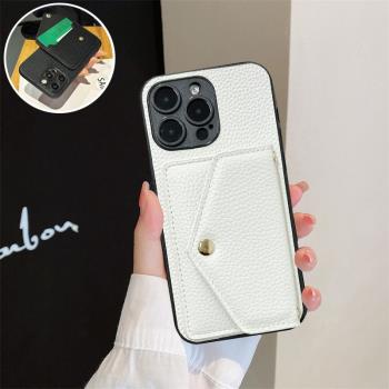 適用三星A42手機殼A34插卡套A32商務皮質A30S卡夾GalaxyA35電梯卡A20E復古A25時尚A21S皮質A23簡約防摔保護套
