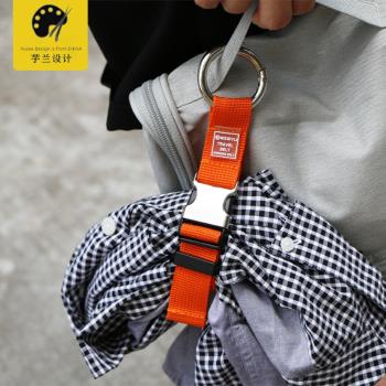 多功能綁帶旅行便攜掛扣衣服行李箱捆綁帶可調節掛包繩子打包袋