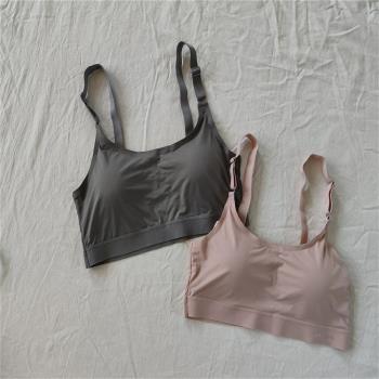 D11-54女無鋼圈冰絲無痕出口歐美文胸內衣抹胸裹胸少女學生發育期