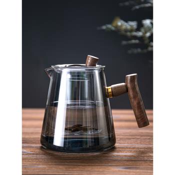 玻璃茶壺泡茶器家用花茶套裝功夫沏茶專用耐高溫茶具茶水分離單壺