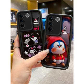 適用VIVO V29 5G手機殼防摔V29E 5G矽膠V27保護套V27E軟套V27Pro個性創意卡通男女情侶新款