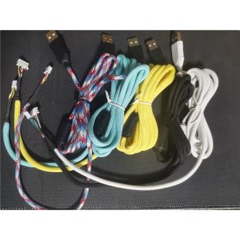 適用雷蛇卓威羅技傘繩鼠標線 gpw無線滑鼠io1.1充電線tpyec數據線