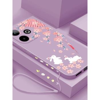 適用oppoa5 5G手機殼新款A5活力版液態矽膠軟殼女款OPPO鏡頭全包防摔PKQ110簡約個性創意保護套oppa可愛兔兔