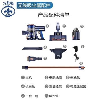 適配海爾無線吸塵器HZ-G7/G7S/G7B海帕濾芯過濾網全套配件