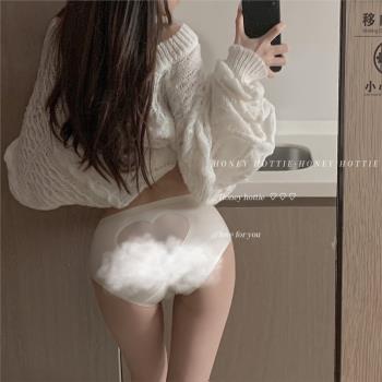 『Hottie』愛心pp 日系簡約舒適透氣冰絲一片式低腰無痕內褲女