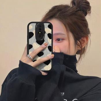 適用OPPOA9手機殼油畫愛心OPPOK10/K9新款高階感K11/K12全包A5/A7保護套A11S日韓ins女K5K3K7軟矽膠X防摔PRO