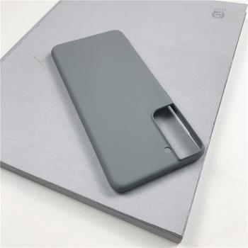 簡約全包邊淺灰色三星s21手機殼磨砂硬殼超薄簡約samsungs21+保護殼5g版男女galaxy s21 ultra創意十限量版