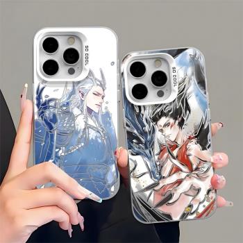 哪吒敖丙適用OPPOA5PRO手機殼新款OPPP鐳射彩銀A2/3PRO申公豹A97/72/56S防摔A57/58X敖光A55/53S魔童k11//12