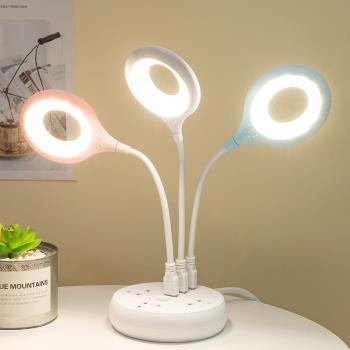 隨身LED燈迷你便攜USB小夜燈移動電源充電寶電腦鍵盤燈臺燈學生宿舍節能學習寢室床頭燈書桌酷斃燈管