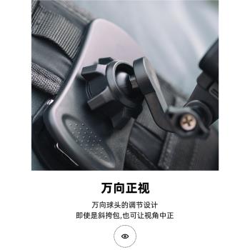 適用dji大疆action5pro蝶形揹包夾萬向調節action4雙肩書包夾子靈眸運動相機action5單肩包第一視角拍攝支架