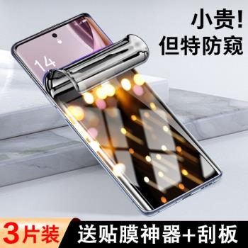 適用opporeno10海外版防窺膜oppo手機reno10pro+防偷窺0pp0國際版電話螢幕保護貼5g熒幕水凝軟膜放窺視反偷看