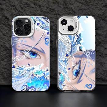 國風敖丙適用OPPOA5PRO手機殼新款OPPP鐳射彩銀A2/3PRO動漫A97/72/56S防摔A57/58X藕餅A55/53S二次元k11/12套