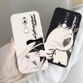 適用OPPOA9X手機殼賽博朋克0pp0a9x露西oppoa9邊緣行者opopA9動漫a9可愛女PCAM10防摔oppo a9x軟膠保護套全包