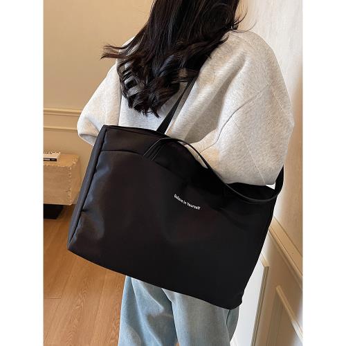 單肩通勤托特包包女2025新款韓版大包大容量瑜伽運動手提包收納包