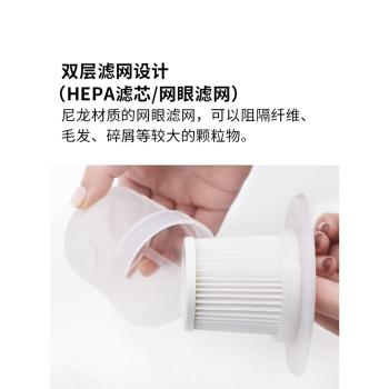 適用日本正負零±0無線吸塵器配件xjc-y010 A020濾芯濾網深澤直人