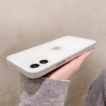 超薄磨砂適用蘋果16pro手機殼女款iphone11Pro男Max鏡頭mini全包x/xsmax/xr創意8plus透明7p/se2防摔6sp矽膠