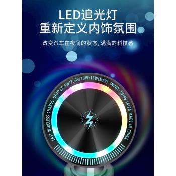 磁吸無線充電中控臺車載手機支架