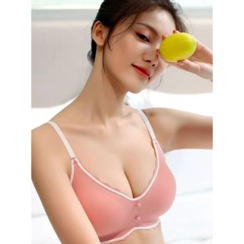 無痕內衣女厚款小胸聚攏上託收副乳防下垂胸罩舒適純欲無鋼圈文胸