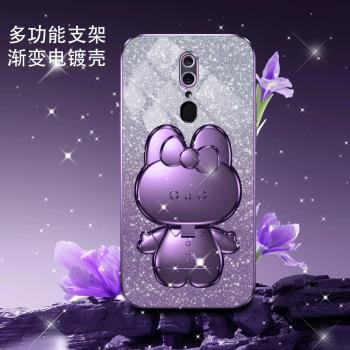 OPPOA9手機殼A11x新款A32卡通A52漸變A93S閃粉A5立體A7x支架A1防摔A78時尚A1pro可愛A58適用A2全包A57保護套