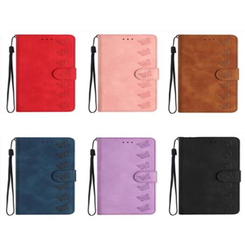 適用于LG K50/Q60手機殼印花蝴蝶保護套翻蓋式電話皮套軟硅膠內殼防摔全包邊男女款時尚個性簡約韓日風ins