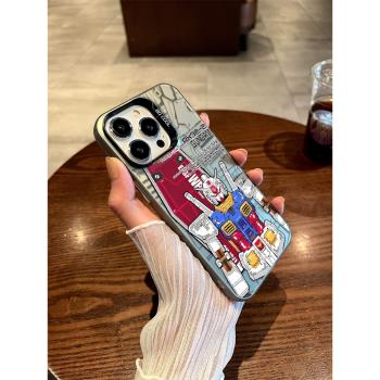 適用蘋果16手機殼卡通元祖高達iphone15ProMax新款14plus個性13套12創意XSMAX動漫E/XR軟矽膠8plus防摔全包7P