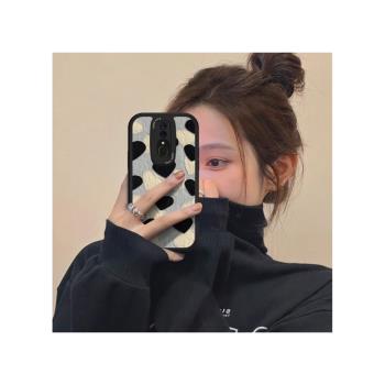 適用於OPPOA9手機殼油畫愛心OPPOK10/K9新款高階感K11鏡頭全包A5/A7保護套A11S日韓ins女K5K3K7軟矽膠X防摔PR