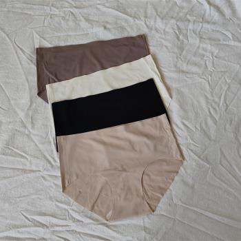 D44-35女式無痕出口韓國單包臀三角內褲褲頭底褲小內內中腰隱形