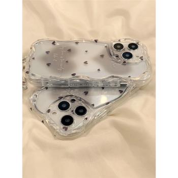 滿屏小愛心適用三星S24/S23+手機殼S22ultra保護套S21防摔A53/A54矽膠S22女款S21Plus軟A52高階A71/a51-4g