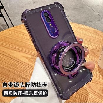 適用oppoA9手機殼oppo A9x保護A9矽膠套PCAM10全包防摔opa透明opooa軟oppa帶支架opopa0pp0男女oopoa高階感鋼
