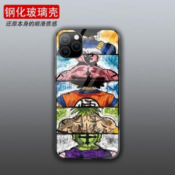 七龍珠手機殼適用於蘋果11悟空iphone 11pro布歐11Pro MAX玻璃Max