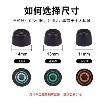 sony索尼藍芽防滑耳機塞海綿無線