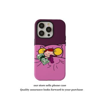 殼殼大世界小眾錢多多公主適用蘋果15promax手機殼iPhone14新款13磁吸12菲林二合一防摔11全包16plus高階感女