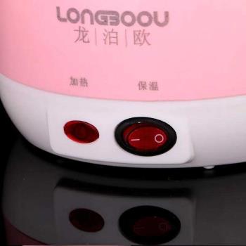 龍泊歐1.8L雙層防燙自動保溫斷電304熱水壺家用電茶壺防水底座