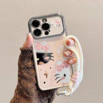 可愛卡通KT凱蒂貓適用OPPOA5PRO手機殼A2PRO防摔全包A3活力版A97/A96/A11男女A2M矽膠A58/A72高階感A55保護套