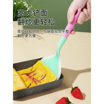 烙餅矽膠鏟耐高溫不粘鍋專用食品級鏟子不傷鍋具廚房家用炒菜鍋鏟