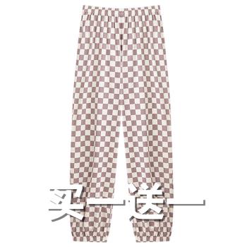 可外穿純棉睡褲女春秋家居單件大碼秋天居家灰色睡衣長褲冬季薄款