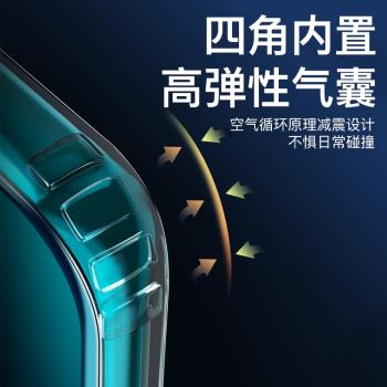 三星s23ultra透明防摔zfold4手機殼磁吸無線充電flip3透明note20+氣囊plus矽膠軟保護套22fe男女w新款21適用