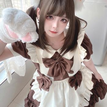 胖次狂魔洋裝Lolita洋裝洛麗塔蘿莉連衣裙女傭服咖啡廳女僕裝制服
