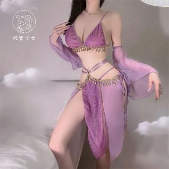 夢之琉璃*異域風情舞姬套裝性感睡衣女漢服古風誘惑睡裙內衣新款