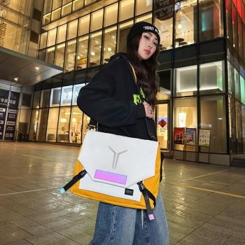 聯想拯救者電腦包Y7000p斜挎揹包15.6寸遊戲本筆記本r9000x/r7000防水16英寸R9000p/Y9000p手提單肩包2024款