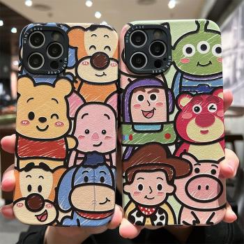 軟殼iphone13矽膠套卡通浮雕蘋果